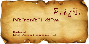 Pánczél Éva névjegykártya